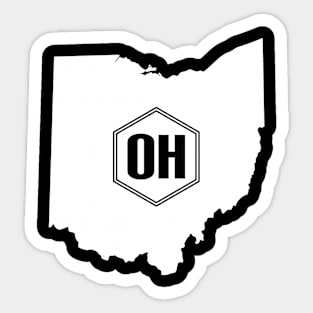 Ohio Homer (White) Sticker